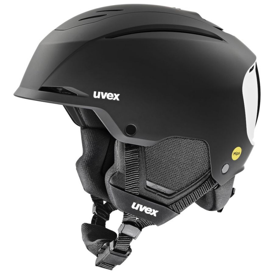 Uvex Resolution MIPS, ski helmet, white-black matt