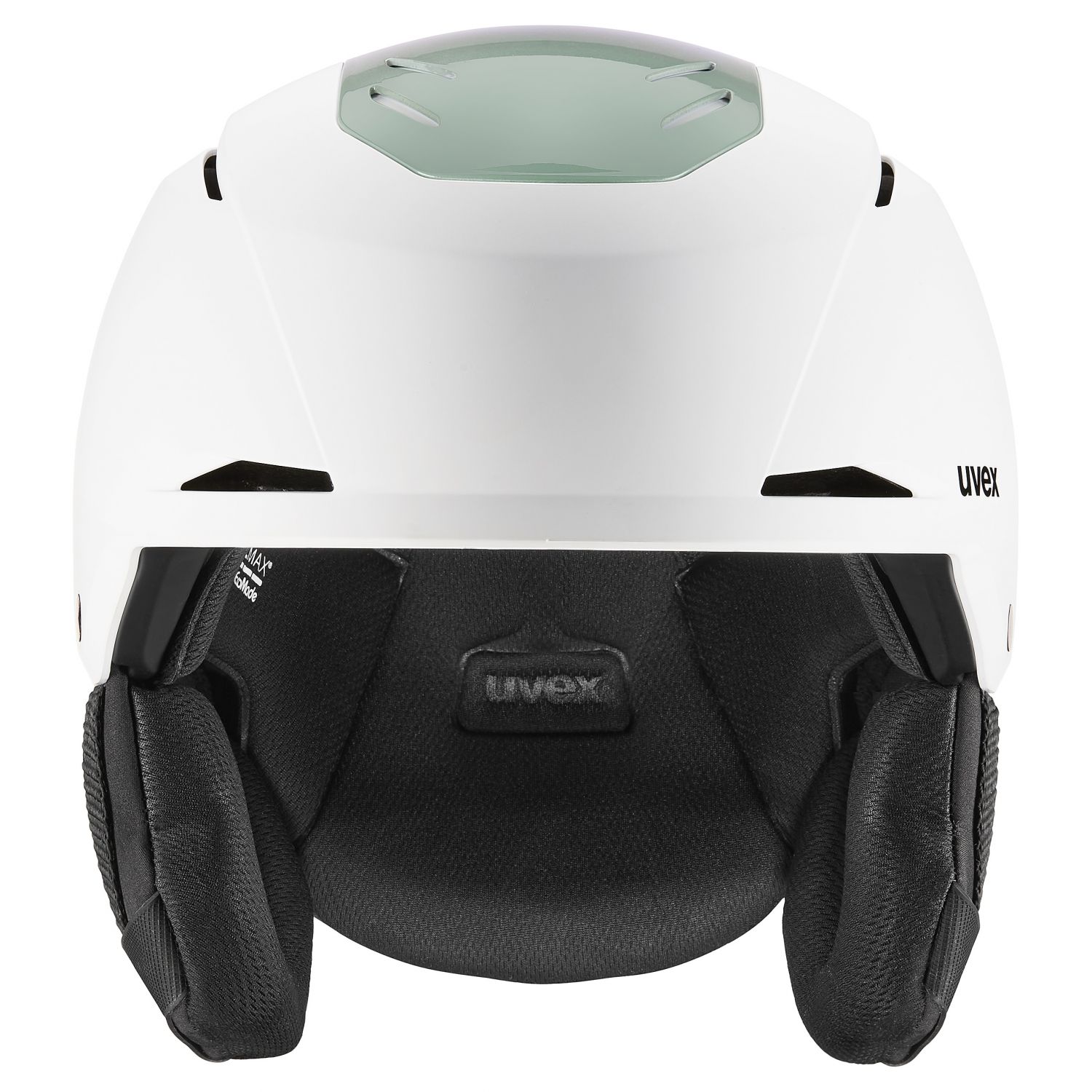 Uvex Resolution, skihelm, wit/paars