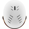 Uvex Rocket JR Visor, capacete de esqui com viseira, júnior, branco