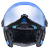 Uvex Rocket JR Visor, casco da sci con visiera, junior, blu