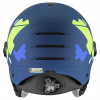 Uvex Rocket JR Visor, ski helmet, junior, blue puzzle
