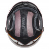 Uvex Rocket JR Visor, Skihelm mit Visir, Junior, rosa