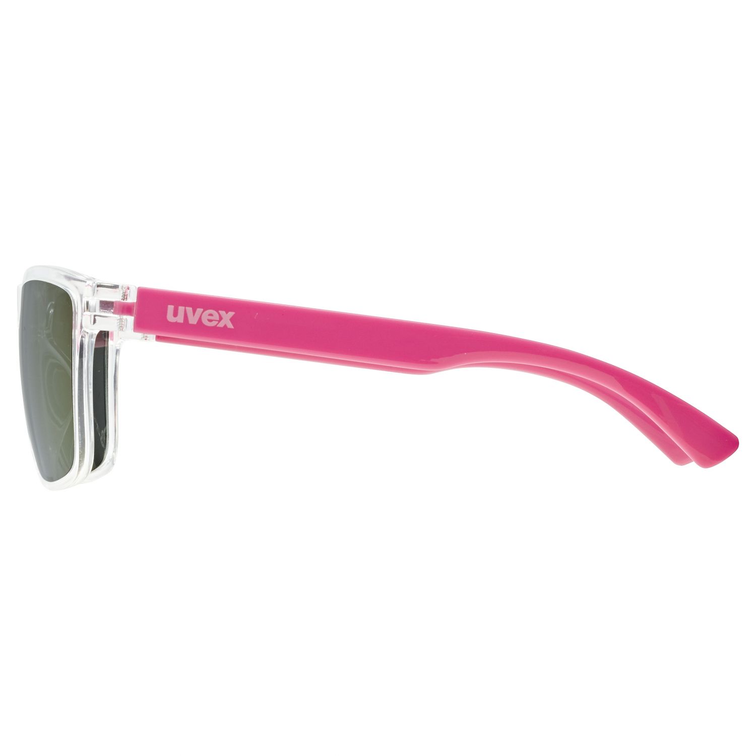 Uvex rookie, óculos de sol, juvenil, transparente/rosa