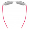 Uvex rookie, óculos de sol, juvenil, transparente/rosa