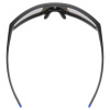 Uvex skyryse, lunettes de soleil, noir/bleu