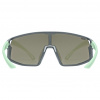Uvex skyryse, Sonnenbrille, Junior, grau/grün