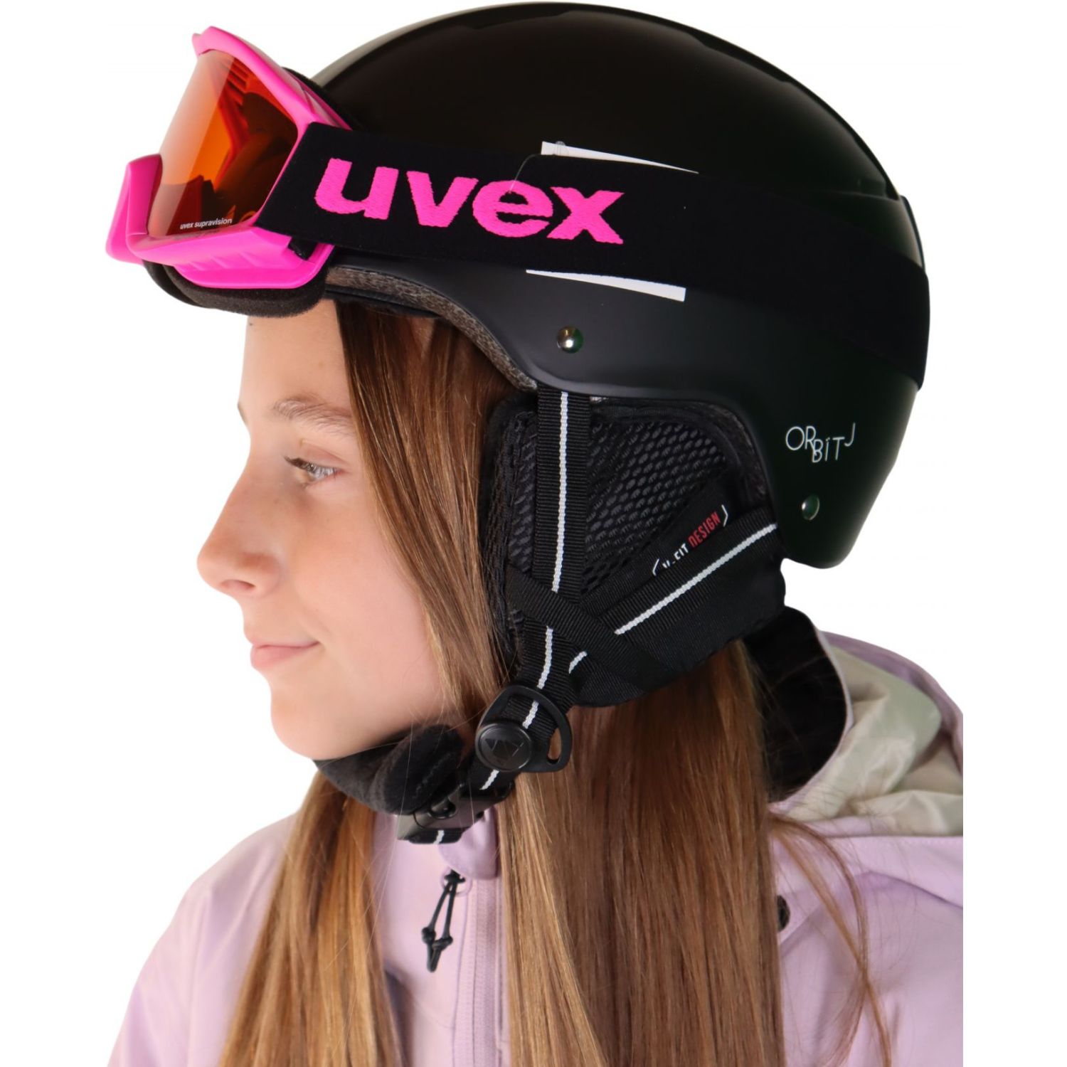 Uvex Speedy Pro, maschera da sci, bambini, pink