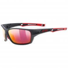 Uvex sportstyle 232 P, okulary przeciws?oneczne, czarny/czerwony