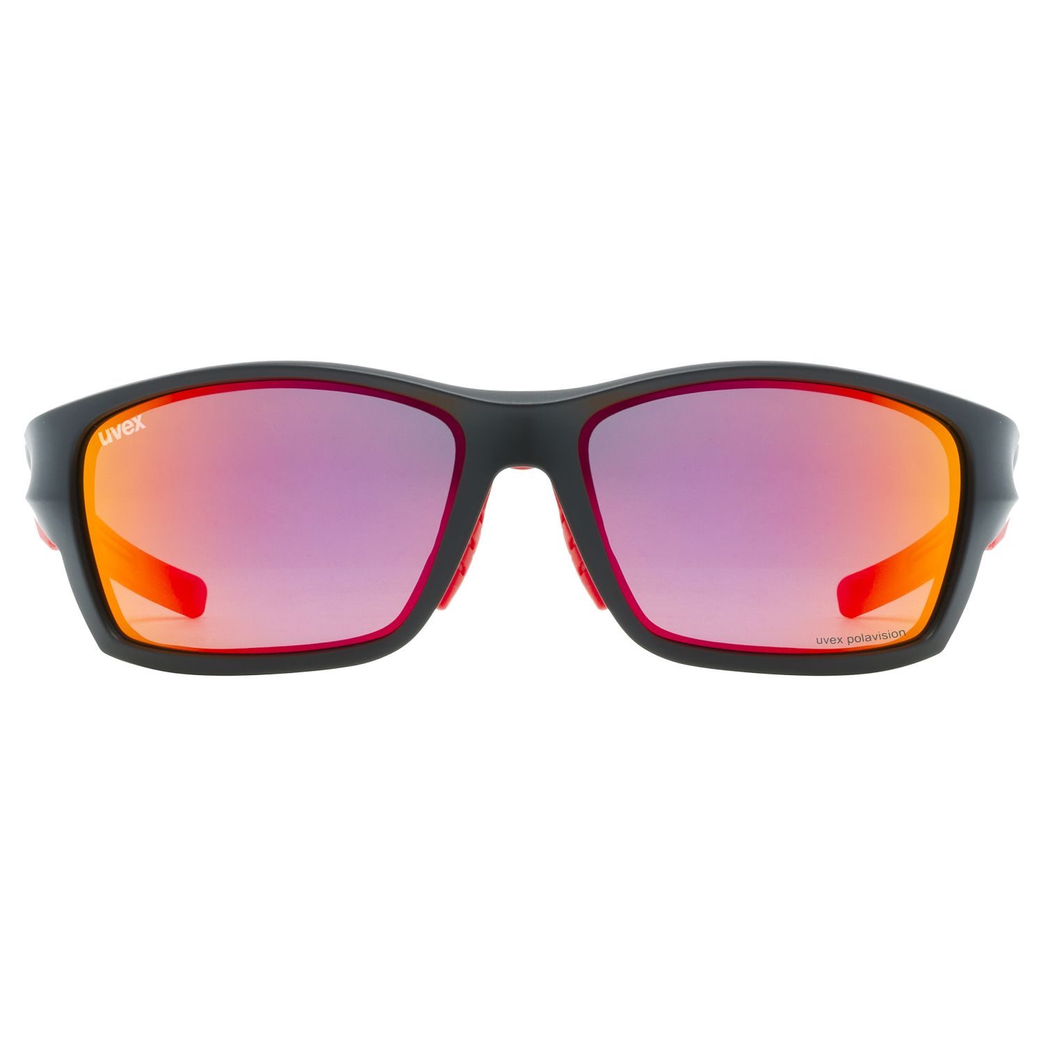 Uvex sportstyle 232 P, okulary przeciws?oneczne, czarny/czerwony