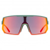 Uvex sportstyle 235, okulary przeciws?oneczne, zielony/pomara?czowy
