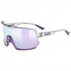 Uvex sportstyle 235, Sonnenbrille, transparent/lila