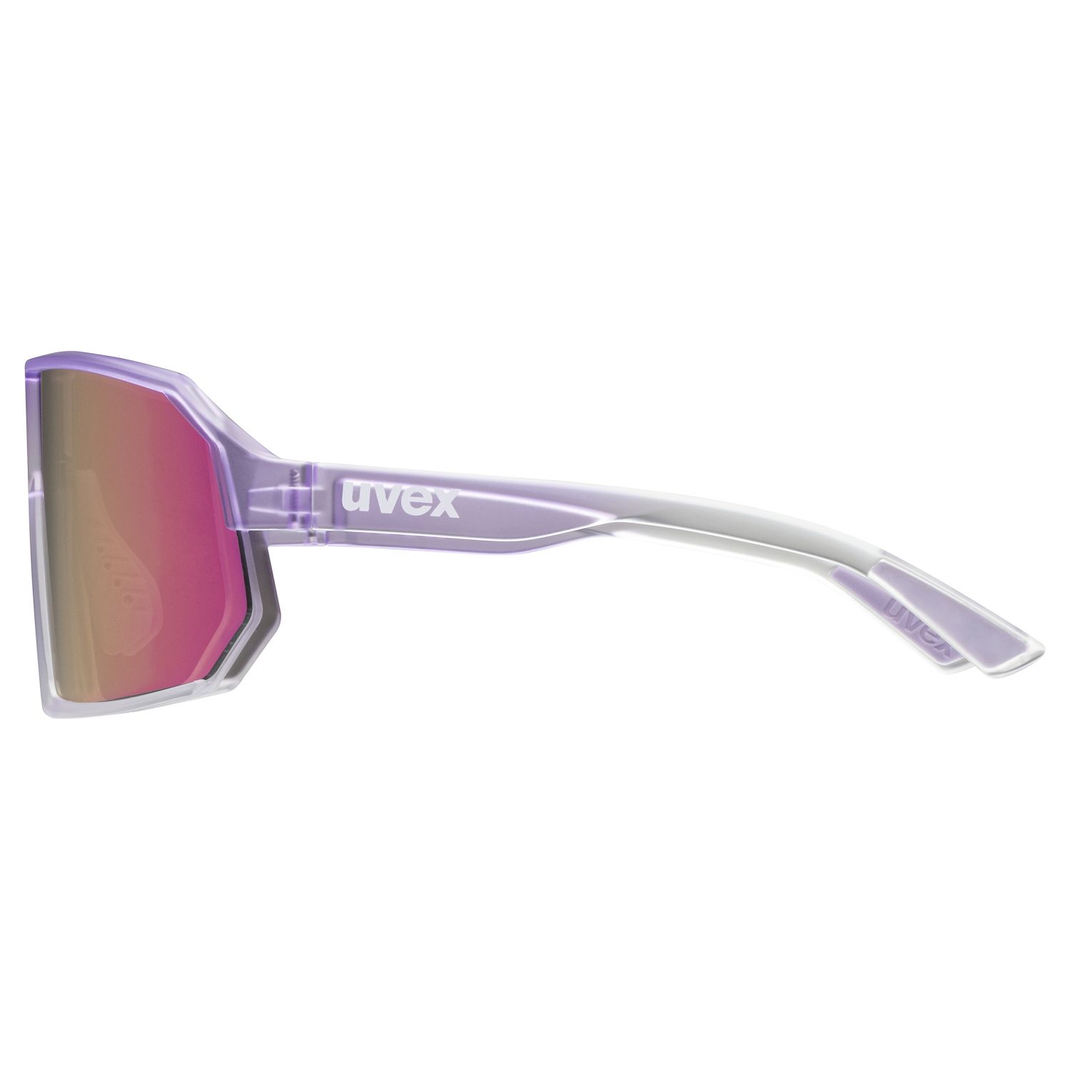 Uvex sportstyle 237, óculos de sol, unissex, transparente lilás