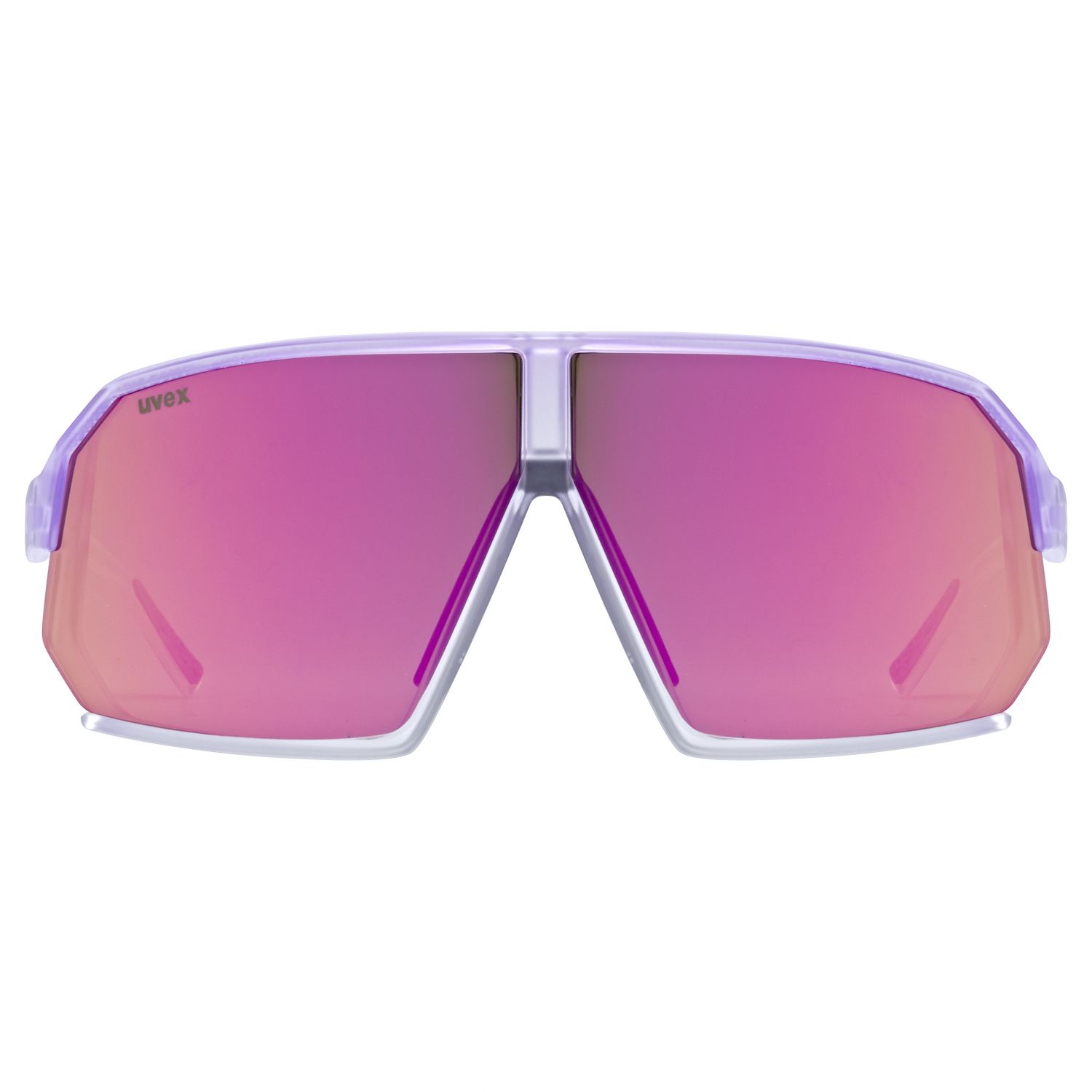 Uvex sportstyle 237, óculos de sol, unissex, transparente lilás
