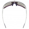 Uvex sportstyle 237, Sonnenbrille, transparent/lila