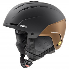 Uvex Stance MIPS, casco de esquí, negro/marrón