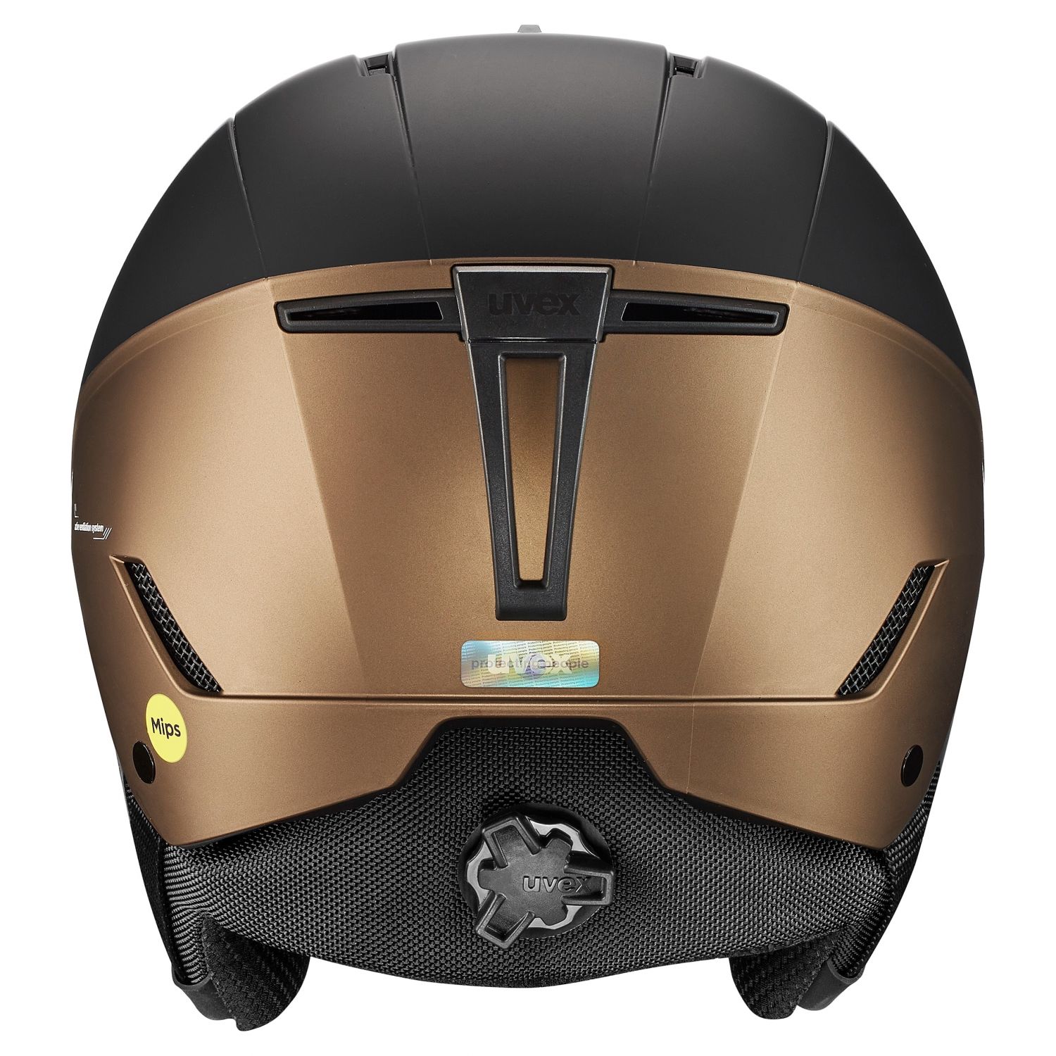 Uvex Stance MIPS, ski helmet, black/brown matt