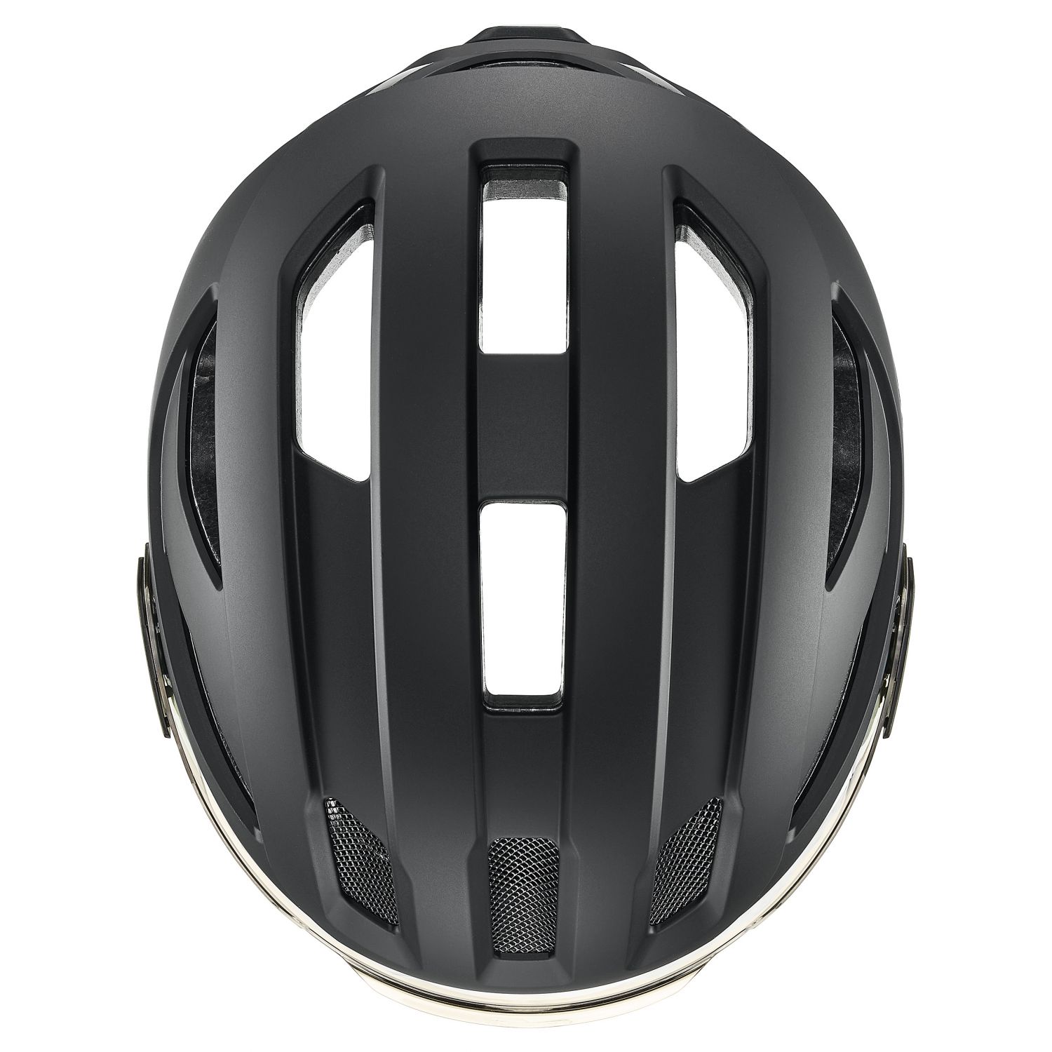 Uvex Stride Visor, cască de bicicletă, negru