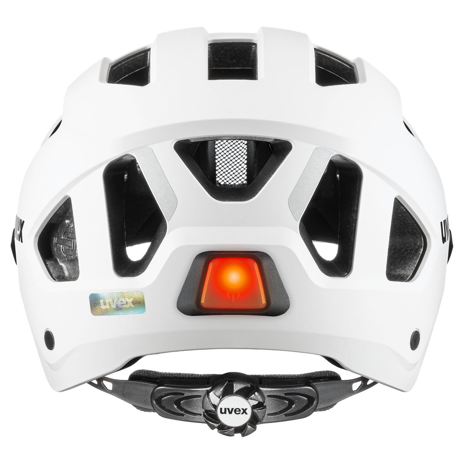 Uvex Stride Visor, casco da bici, bianco