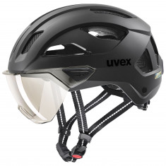 Uvex Stride Visor, cykelhjelm, sort