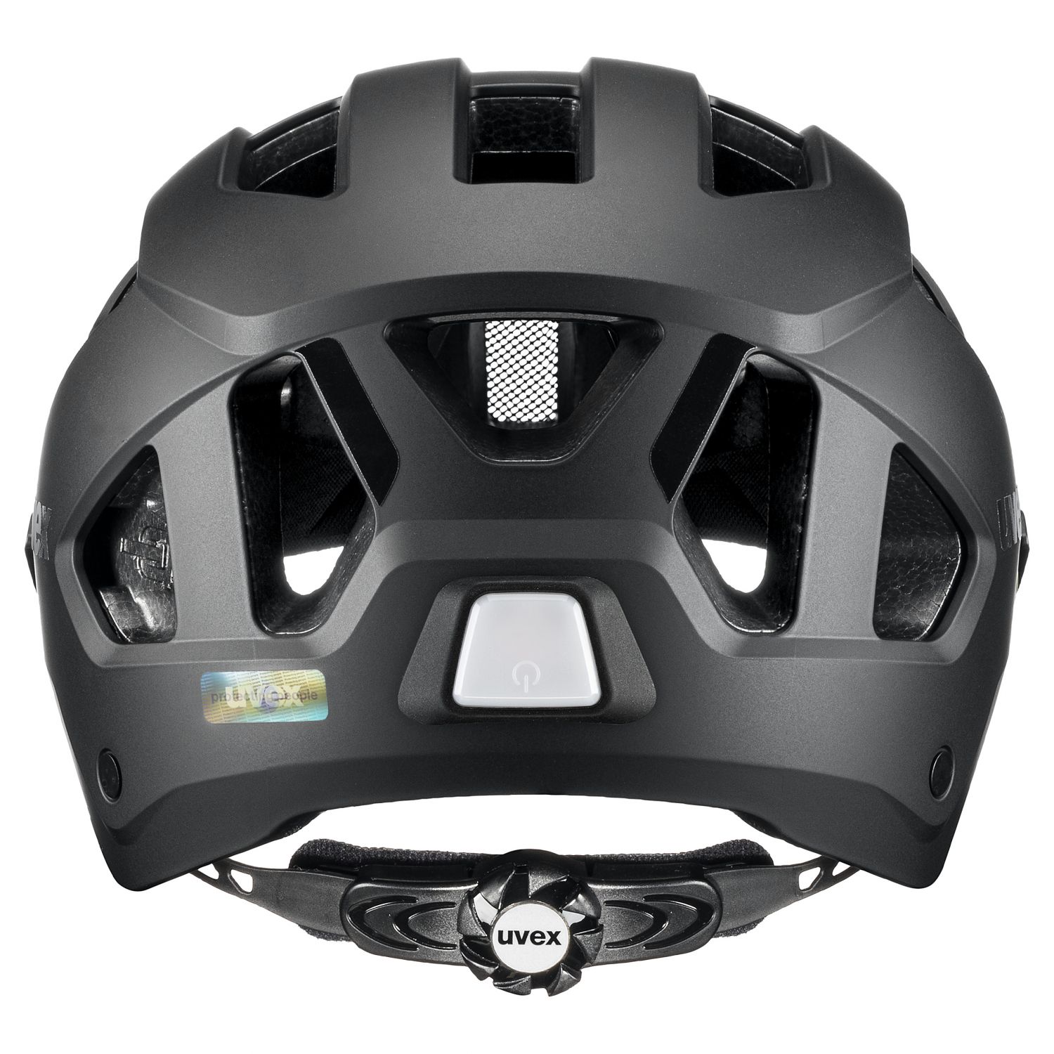 Uvex Stride Visor, cyklistická prilba, čierna