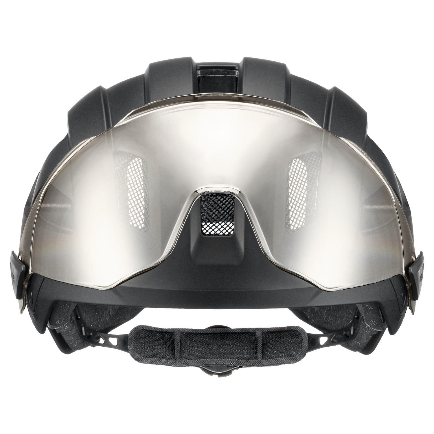 Uvex Stride Visor, cyklistická prilba, čierna