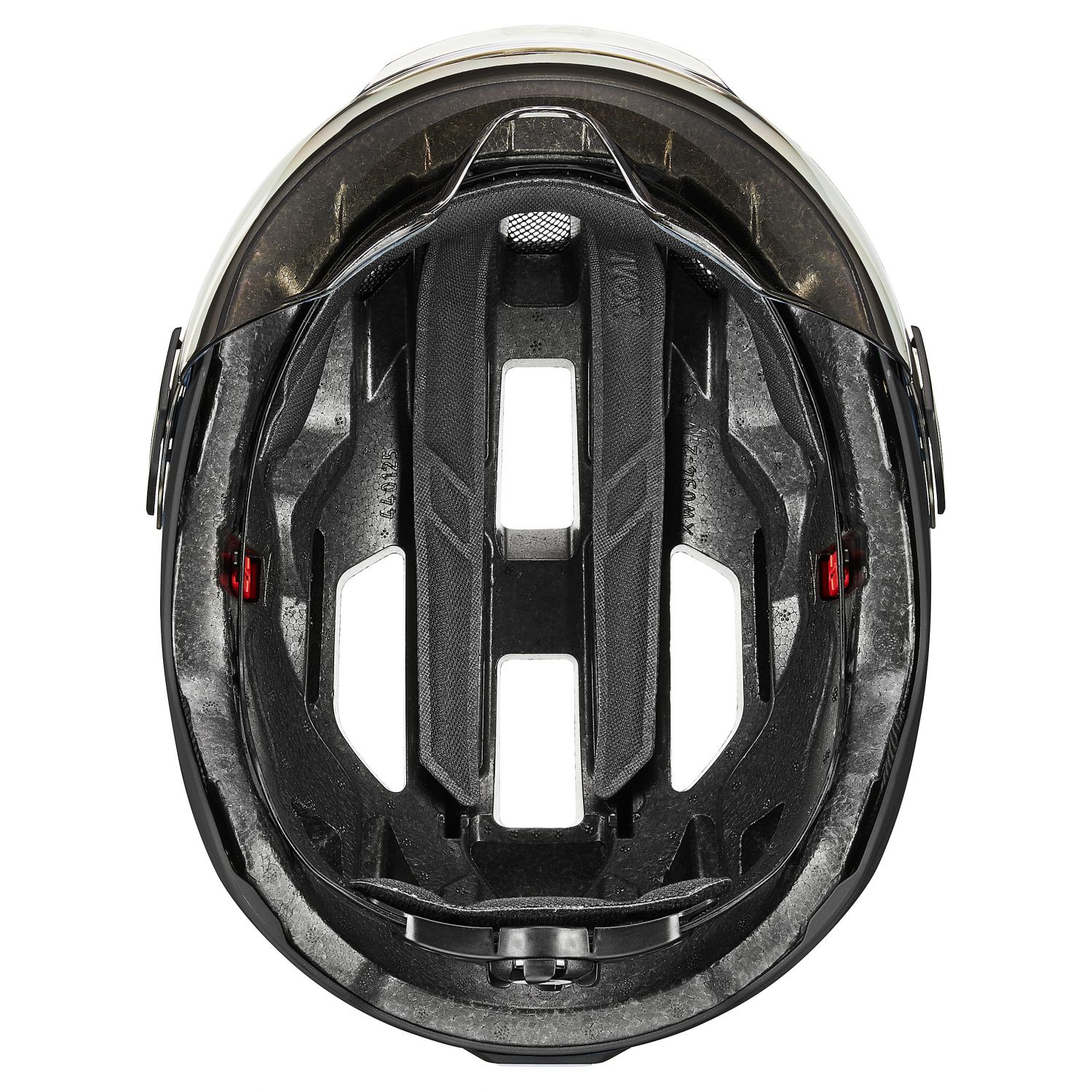 Uvex Stride Visor, cyklistická prilba, čierna