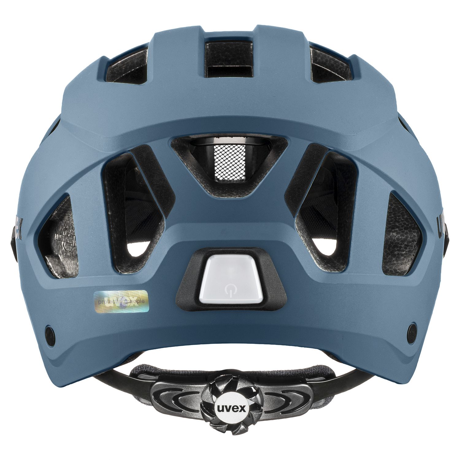 Uvex Stride Visor, Sykkelhjelm, Stone Blue Matt