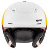 Uvex Ultra Pro, casque de ski, femmes, blanc/jaune/rouge foncé