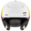 Uvex Ultra Pro, kask narciarski, damski, biały/żółty/ciemnoczerwony