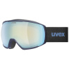 Uvex Victorious FM, maschera da sci, blu scuro/nero