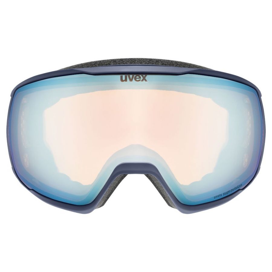 Uvex Victorious FM, maschera da sci, blu scuro/nero