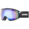 Uvex Victorious FM, óculos de esqui, preto/branco