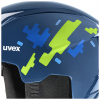 Uvex Viti Set, casco da sci + maschera da sci, junior, blu scuro