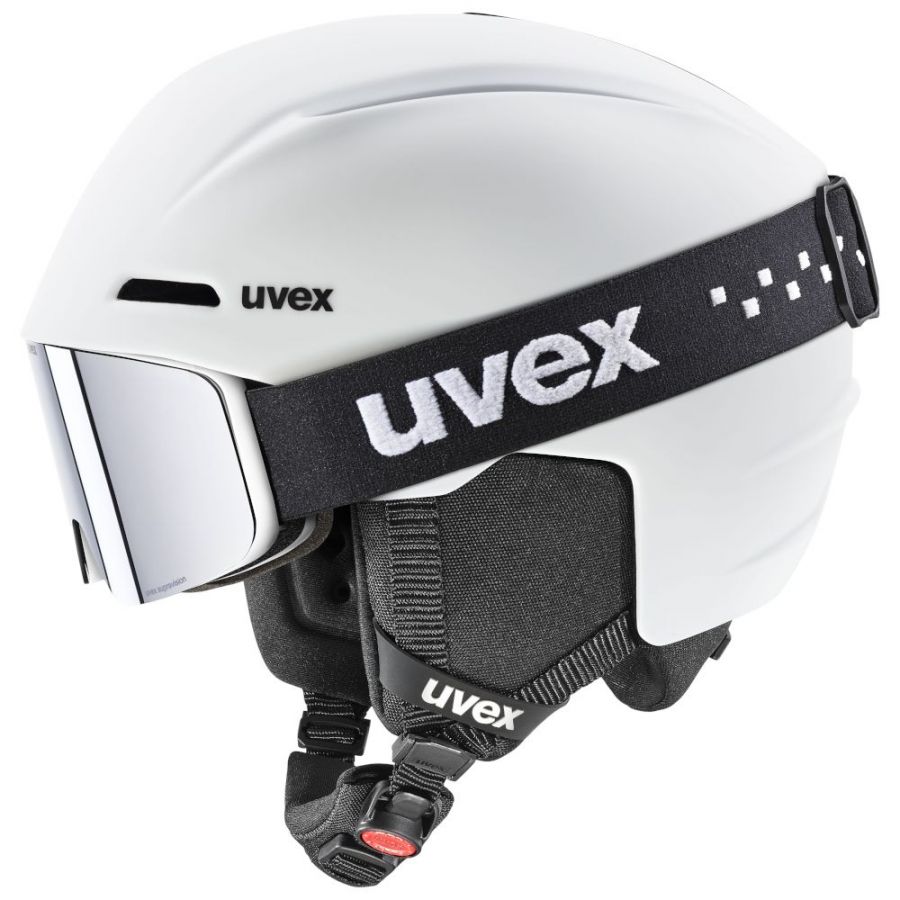 Uvex Viti Set, skihjelm + skibriller, junior, hvid