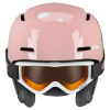 Uvex Viti Set, Skihjelm + Skibriller, Junior, Pink Penguin