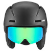Uvex Viti Set, skihjelm + skibriller, junior, sort