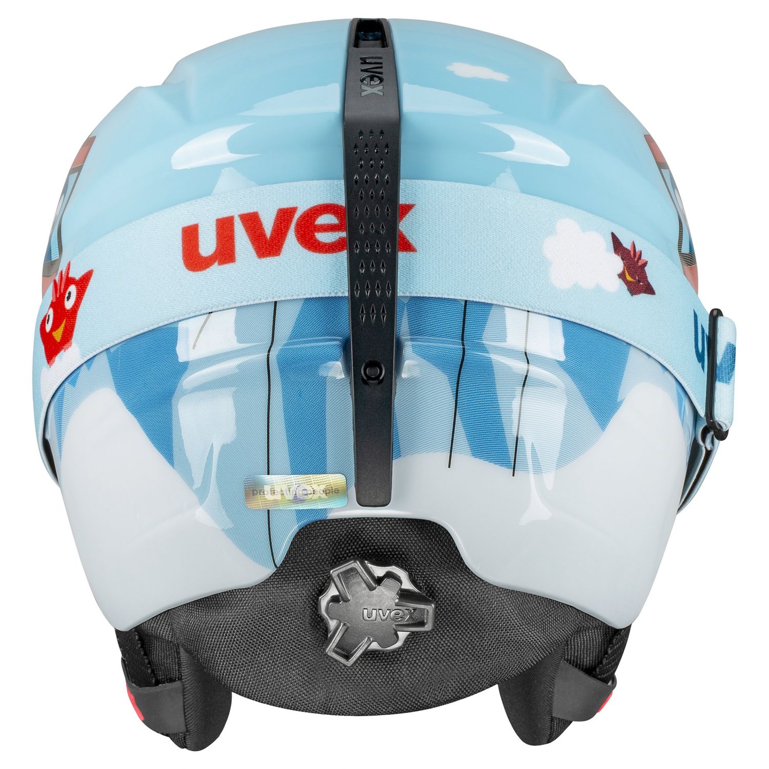 Uvex Viti Set, sísisak + síszemüveg, junior, világoskék