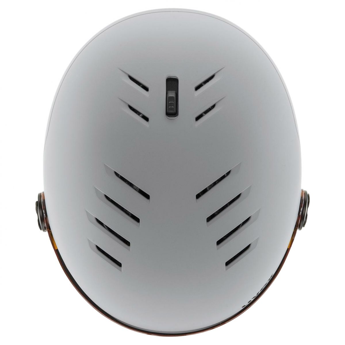Uvex Wanted Visor, capacete de esqui com viseira, cinza