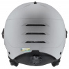 Uvex Wanted Visor, casco da sci con visiera, grigio