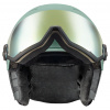 Uvex Wanted Visor, casque de ski à visière, vert clair