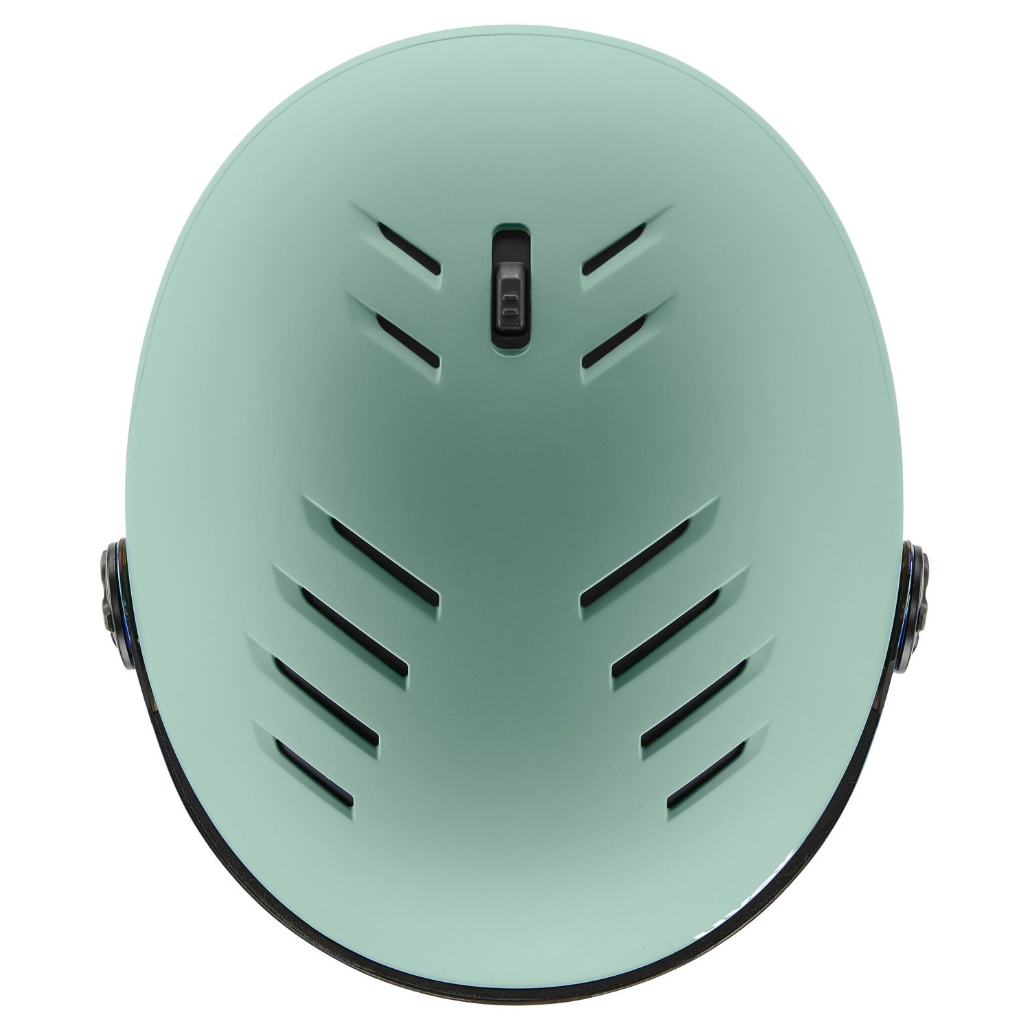 Uvex Wanted Visor, lyžiarska prilba s štítom, unisex, svetlozelená