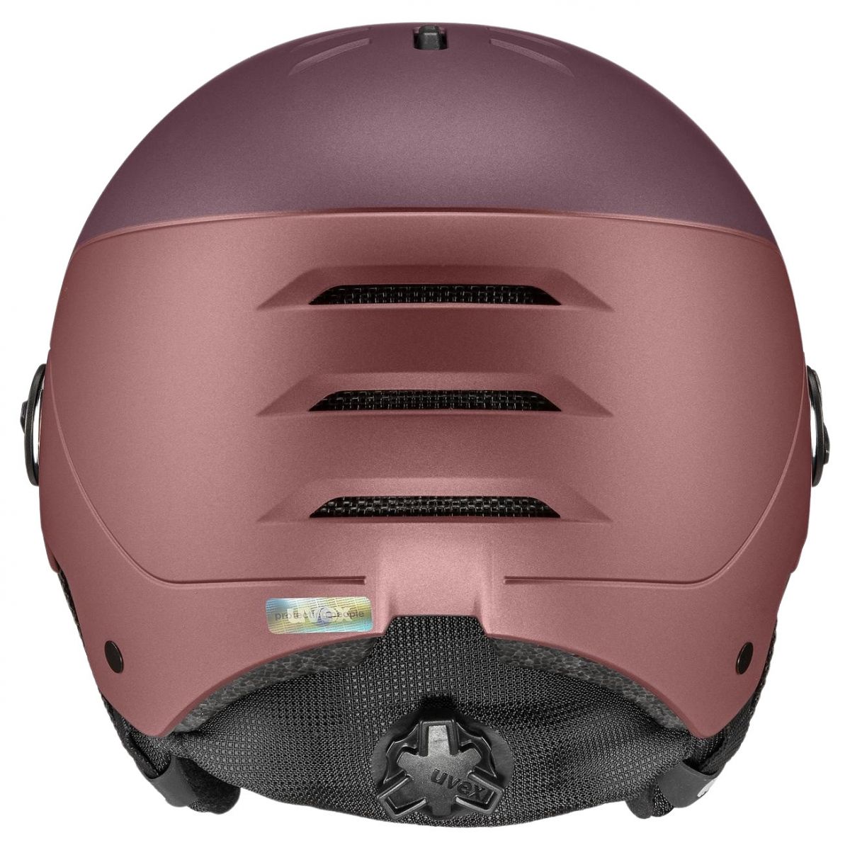Uvex Wanted Visor, lyžiarska prilba s visierom, unisex, fialová/ružová