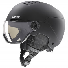 Uvex Wanted Visor Pro V, capacete de esqui com viseira, preto