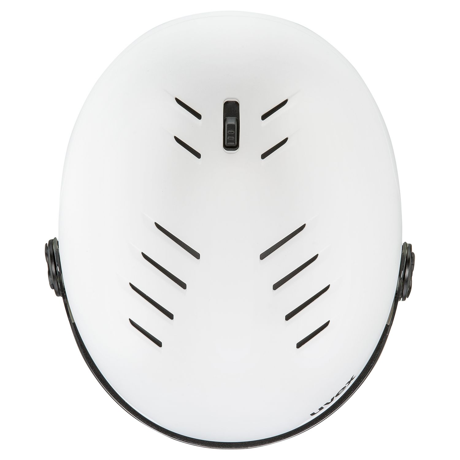 Uvex Wanted Visor Pro V, laskettelukypärä visiirillä, valkoinen