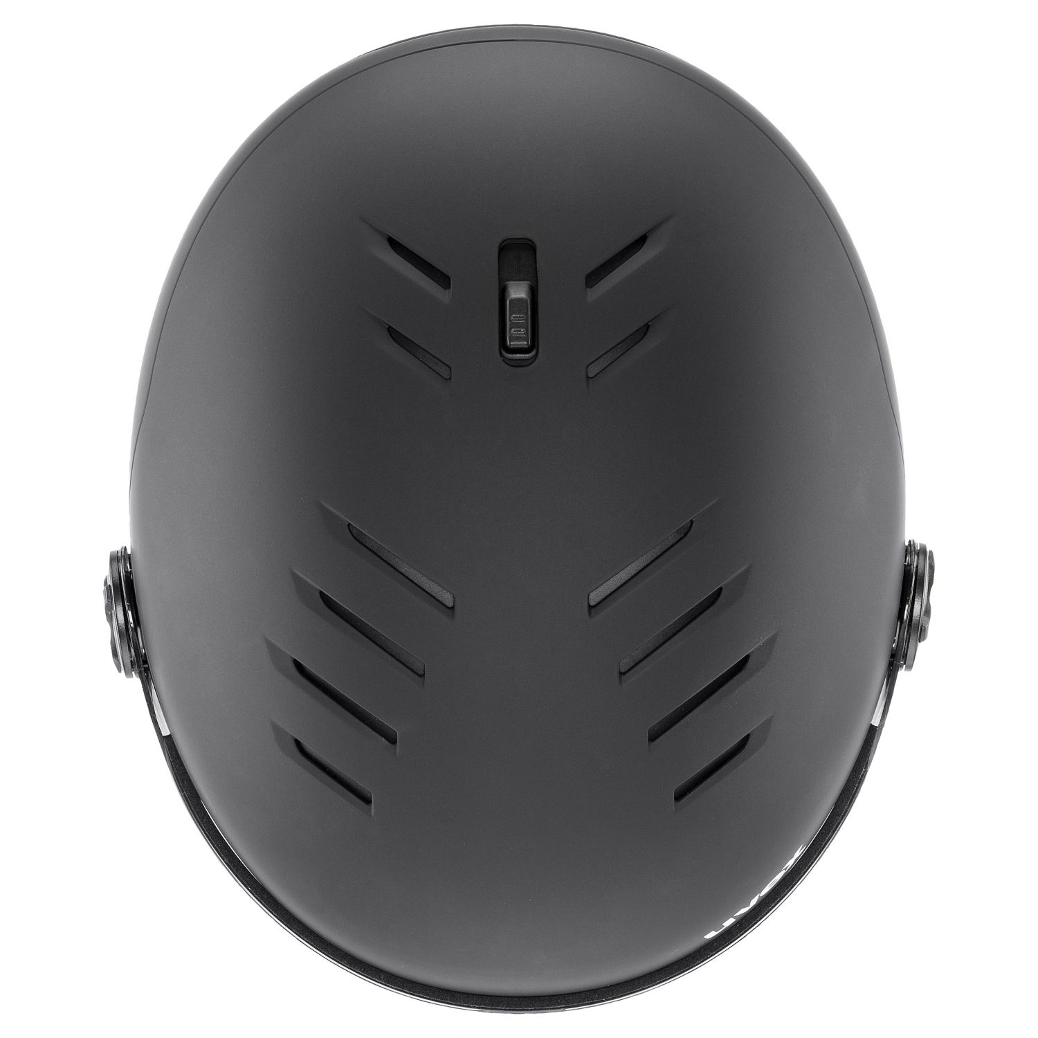 Uvex Wanted Visor Pro V, lyžiarska prilba s hľadím, čierna
