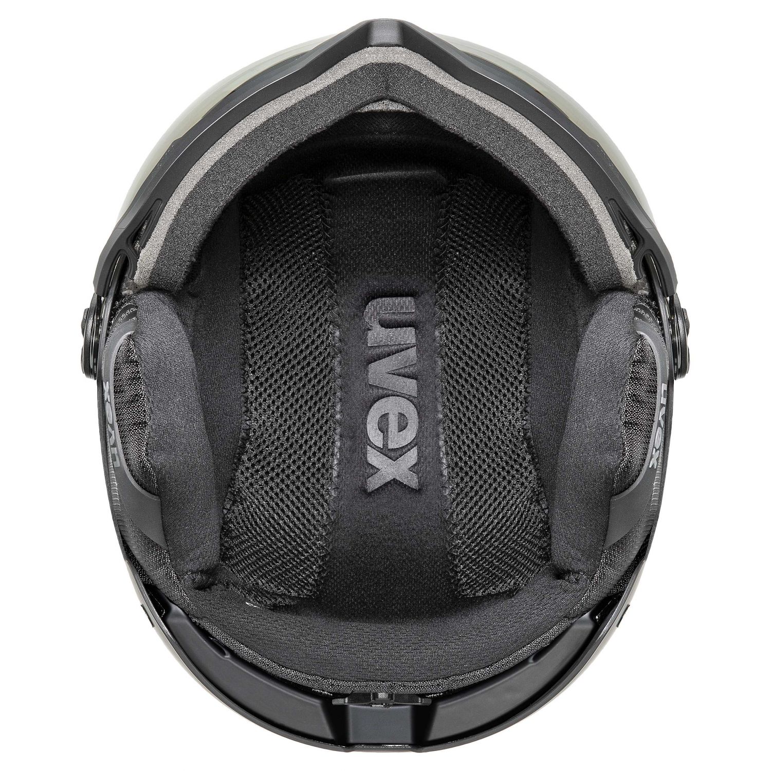 Uvex Wanted Visor Pro V, lyžiarska prilba s hľadím, čierna