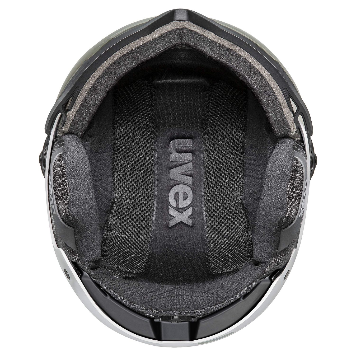 Uvex Wanted Visor Pro V, sísisak beépített szemüveggel, fehér