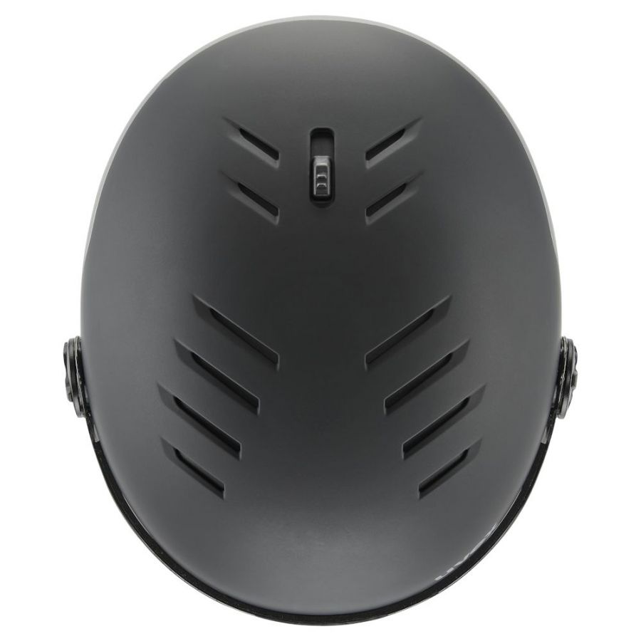 Uvex Wanted Visor Pro V, Skidhjälm med Visir, Svart/Grå