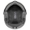 Uvex Wanted Visor Pro V, Skidhjälm med Visir, Svart/Grå
