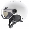 Uvex Wanted Visor Pro V, Skidhjälm med Visir, Vit